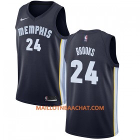 Maillot NBA Memphis Grizzlies Dillon Brooks 24 Nike 2017-18 Navy Swingman - Homme